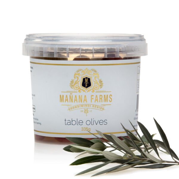 Arbequina Table Olives 365g