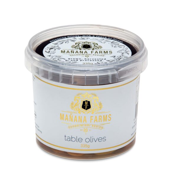 Arbequina Table Olives 365g